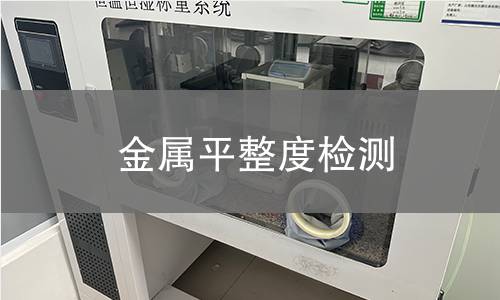 金屬平整度檢測