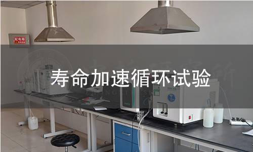 壽命加速循環(huán)試驗